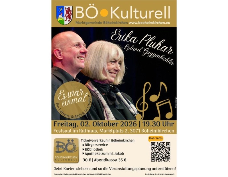 Erika Pluhar und Roland Gugenbichler bei "Es war einmal" in Böheimkirchen