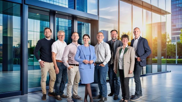 Gruppenfoto der Mitglieder des Vorstands B&Ouml;-Ortsmarketing