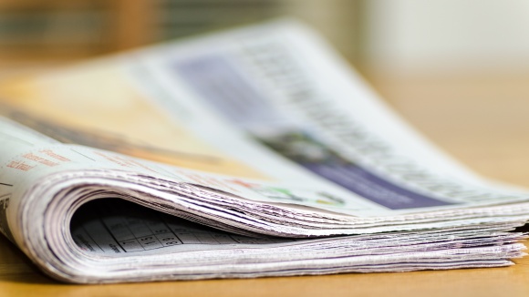Stock Image einer Zeitung
