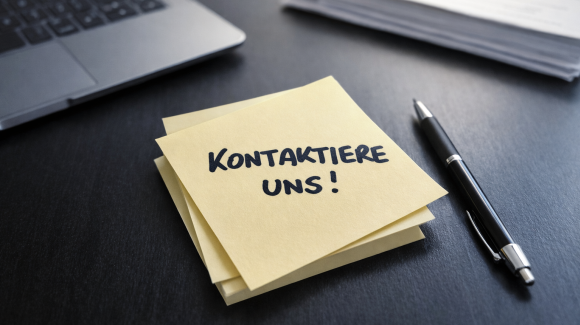 Kontaktiere uns Post-it