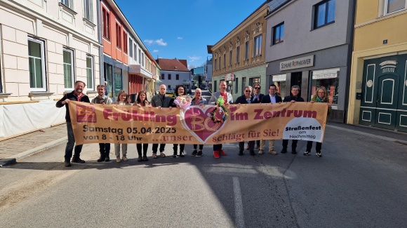 Gruppenfoto bei der Veranstaltung Fr&uuml;hling im Zentrum
