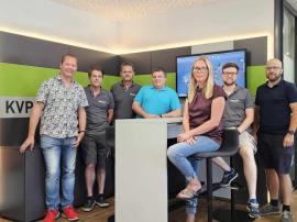 2023.08.30. | Neues Kompetenzzentrum für Automatisierungstechnik eröffnet-Bürgermeister Franz Haunold, Thomas Florjancic, Jochen Laufenthaler, Jürgen Erber, Bettina Laufenthaler, Stefan Horacek, Claus Chmela (v.l.n.r.)