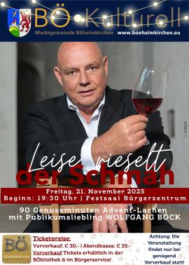 2025.10.13 | Wolfgang Böck - Leise rieselt der Schmäh-