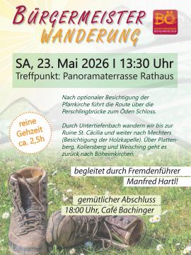 2026.05.13. | B&uuml;rgermeisterwanderung am 23. Mai-